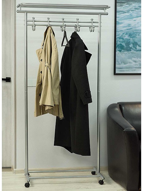 Гардеробная вешалка на колесах Мебелик М 9 008209 Фото № 16