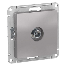 ТВ-розетка оконечная Systeme Electric AtlasDesign алюминий ATN000391