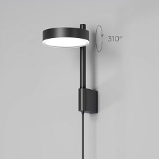 Настенный светодиодный светильник Elektrostandard Tobi 40129/LED черный a064592 1