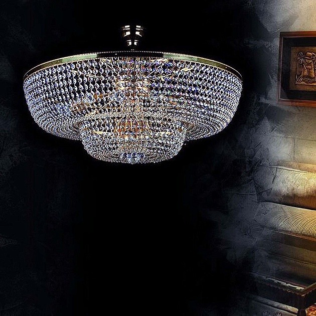 Потолочная люстра Artglass Gerta Dia 1000 Polished CE изображение 2 Потолочная люстра Artglass Gerta Dia 1000 Polished CE Фото № 2