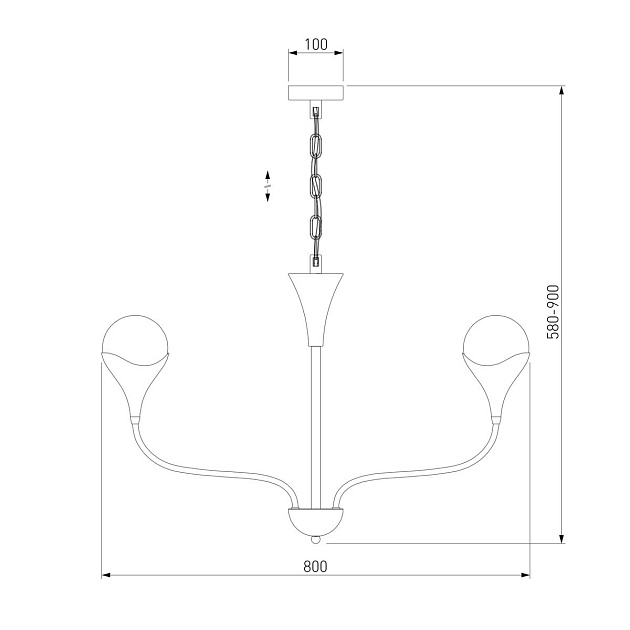 Подвесная люстра Eurosvet Calyx a068276 Фото № 2