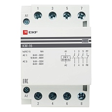Контактор модульный КМ 16А 2NО+2NC (3 мод.) EKF PROxima km-3-16-22