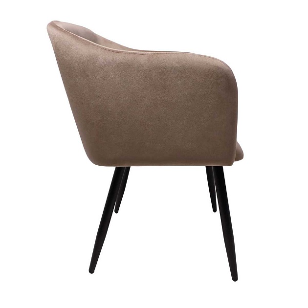 Кресло AksHome Orly бежевый, велюр 67637 изображение 5 Кресло AksHome Orly бежевый, велюр 67637 Фото № 5