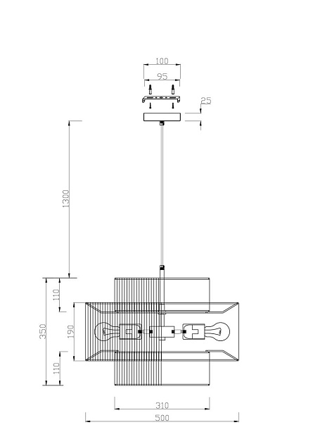 Подвесная люстра Freya AvaGarden FR5249PL-03BG1 изображение 2 Подвесная люстра Freya AvaGarden FR5249PL-03BG1 Фото № 2
