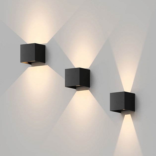 Уличный настенный светодиодный светильник Denkirs Malbec DK9770-BK изображение 2 Уличный настенный светодиодный светильник Denkirs Malbec DK9770-BK Фото № 2