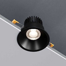 Встраиваемый светодиодный светильник Elektrostandard Lin 15266/LED 7W 3000K BK черный a063926 4