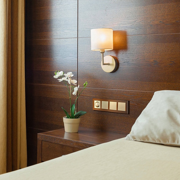 Выключатель одноклавишный проходной Werkel шампань W1112011 4690389157103 изображение 4 Выключатель одноклавишный проходной Werkel шампань W1112011 4690389157103 Фото № 4