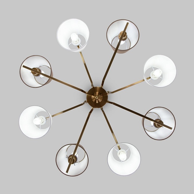 Потолочная люстра Eurosvet Ozark 60149/8 латунь изображение 4 Потолочная люстра Eurosvet Ozark 60149/8 латунь Фото № 4