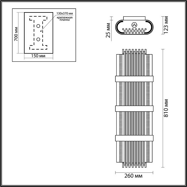 Настенный светильник Odeon Light Hall Empire 4853/4W изображение 6 Настенный светильник Odeon Light Hall Empire 4853/4W Фото № 6