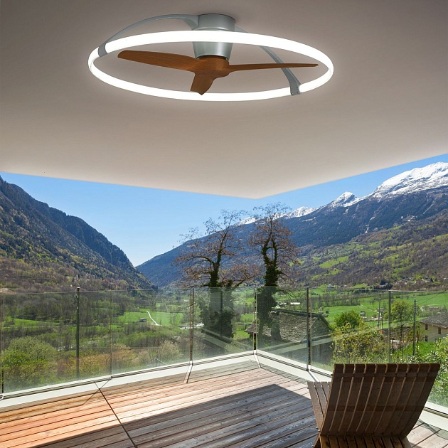 Потолочная светодиодная люстра-вентилятор Mantra Nepal 7533 изображение 3 Потолочная светодиодная люстра-вентилятор Mantra Nepal 7533 Фото № 3