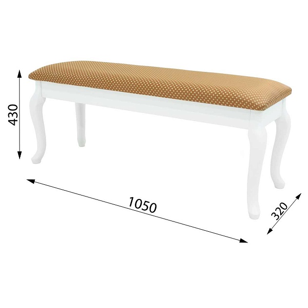 Банкетка Мебелик Вивальди 007602 изображение 3 Банкетка Мебелик Вивальди 007602 Фото № 3