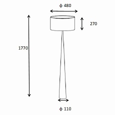 Торшер Lucide Conos 30794/81/72 2