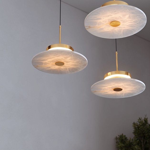 Подвесной светодиодный светильник Eurosvet Thasos 40342 LED латунь изображение 3 Подвесной светодиодный светильник Eurosvet Thasos 40342 LED латунь Фото № 3