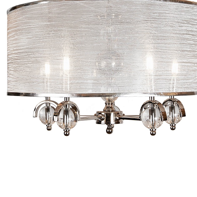 Подвесная люстра iLamp Chelsea P2400-5 Nickel изображение 2 Подвесная люстра iLamp Chelsea P2400-5 Nickel Фото № 2