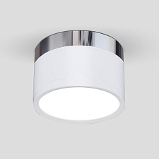 Потолочный светодиодный светильник Elektrostandard DLR029 10W 4200K белый матовый/хром a040666