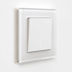 Выключатель одноклавишный Werkel с подсветкой белый матовый W1110161 4690389184567 1