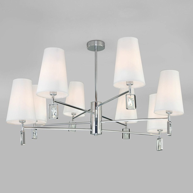 Подвесная люстра Eurosvet Milazzo 60137/8 хром Фото № 5