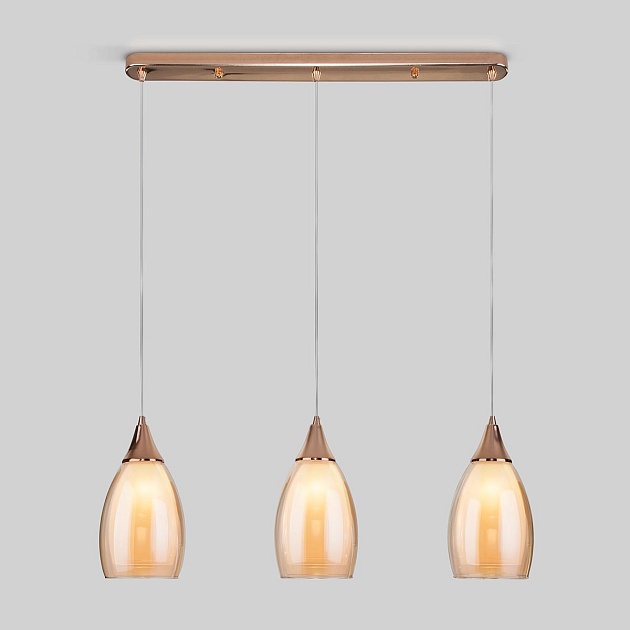 Подвесной светильник Eurosvet Cosmic 50285/3 золото изображение 1 Подвесной светильник Eurosvet Cosmic 50285/3 золото Фото № 1