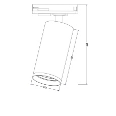 Трековый светильник Maytoni Track Lamps TR020-1-GU10-W 2