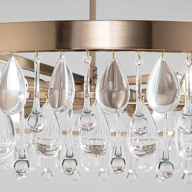 Подвесная люстра Eurosvet Sophie 60165/6 латунь Фото № 3