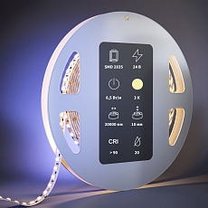 Светодиодная лента Maytoni 8,5W/m 120LED/m 2835SMD теплый белый 20M 201121 2