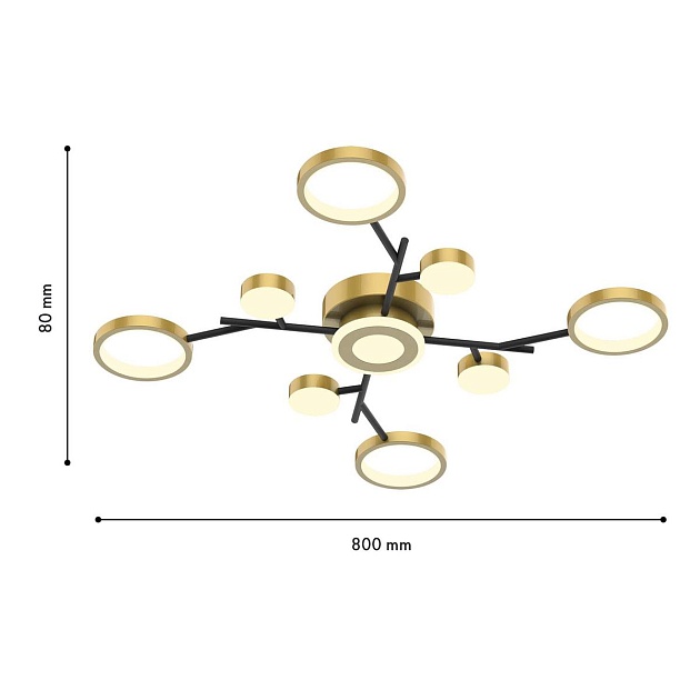 Потолочный светодиодный светильник F-Promo Hybrid 4686-9C Фото № 2