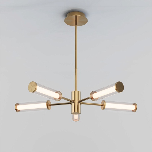 Подвесная светодиодная люстра Eurosvet Stark 50386/5 LED изображение 1 Подвесная светодиодная люстра Eurosvet Stark 50386/5 LED Фото № 1