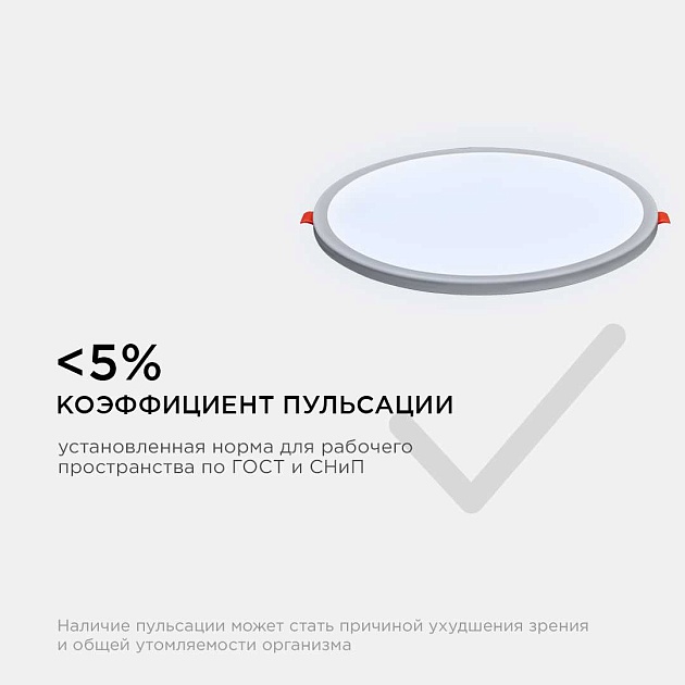 Встраиваемая светодиодная панель OGM LP-12 изображение 13 Встраиваемая светодиодная панель OGM LP-12 Фото № 13