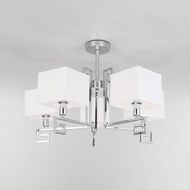 Потолочная люстра Eurosvet Alma 60115/5 хром Фото № 1