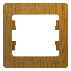 Рамка 1-постовая Systeme Electric Glossa дуб GSL000501