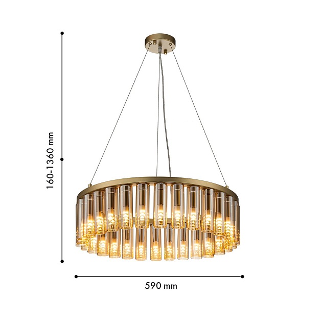 Подвесная люстра Favourite Slang 4503-30P изображение 2 Подвесная люстра Favourite Slang 4503-30P Фото № 2