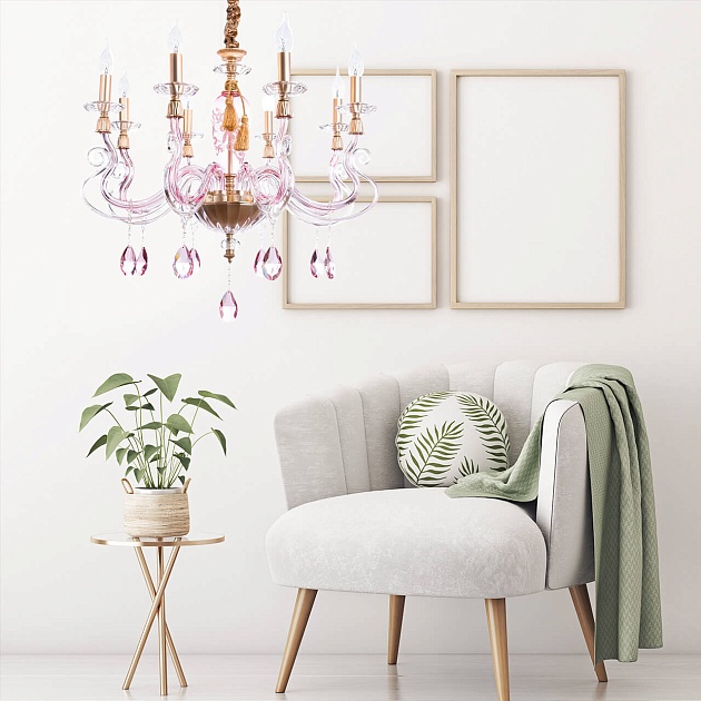 Подвесная люстра Divinare Carl 5124/14 LM-8 изображение 6 Подвесная люстра Divinare Carl 5124/14 LM-8 Фото № 6