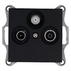 Розетка TV+FM Jasmart G6207PB