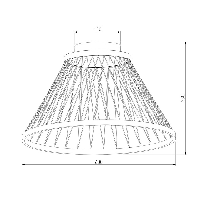 Потолочный светодиодный светильник Eurosvet Cesta 40019/1 LED коричневый изображение 6 Потолочный светодиодный светильник Eurosvet Cesta 40019/1 LED коричневый Фото № 6