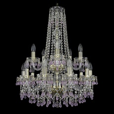 Подвесная люстра Bohemia Ivele 1410/10+5/195/h-74/2d G V7010