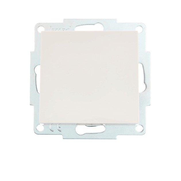 Выключатель Lezard Vesna белый жемчуг 742-3088-100 Фото № 1