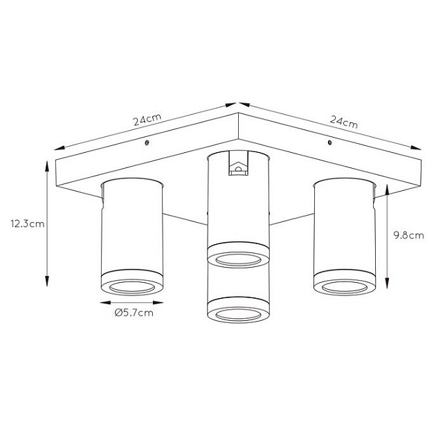 Спот Lucide Taylor 09930/20/31 изображение 2 Спот Lucide Taylor 09930/20/31 Фото № 2