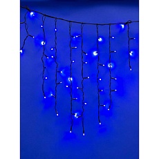 Уличная светодиодная гирлянда Uniel бахрома 220V синий ULD-B3010-200/TBK Blue IP67 UL-00003932