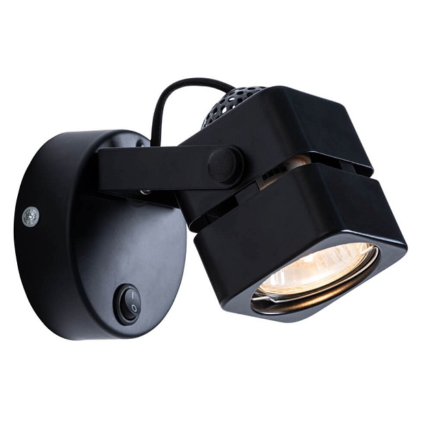 Настенный светильник Arte Lamp A1315AP-1BK Фото № 1