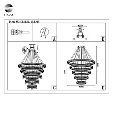Подвесная светодиодная люстра ST Luce Tivoli SL1622.113.05 4