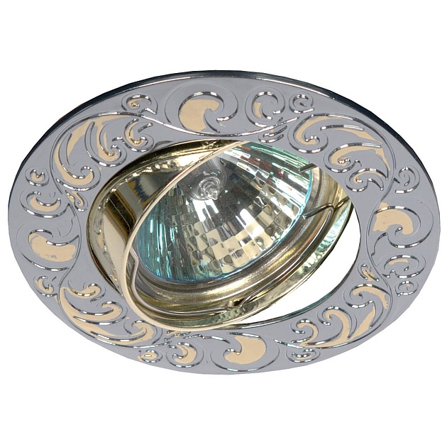 Встраиваемый светильник ЭРА Литой KL26А CH/G C0043720 Фото № 1