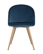 Кухонный стул Stool Group Лион велюр голубой DC-69030 HLR-63 3