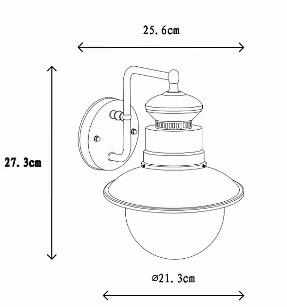 Уличный настенный светильник Lucide Figo 11811/01/06 Фото № 3