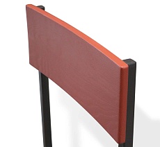 Кухонный стул Sheffilton SHT-S90 деревянный прозр.лак/лосось/антрацит 7531518101 3