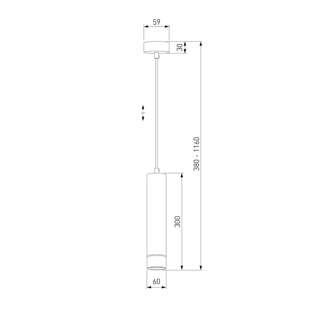 Подвесной светильник Eurosvet DLN107 GU10 золото Фото № 2