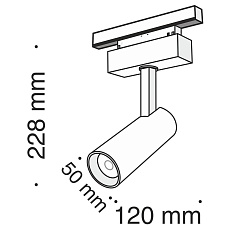 Трековый светодиодный светильник Maytoni Track Lamps TR019-2-10W4K-B 4