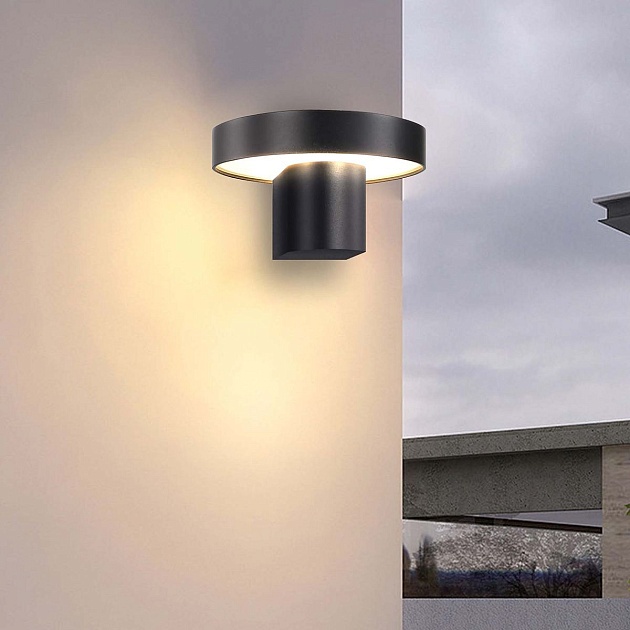 Уличный настенный светодиодный светильник Favourite Grybas 4640-1W Фото № 4