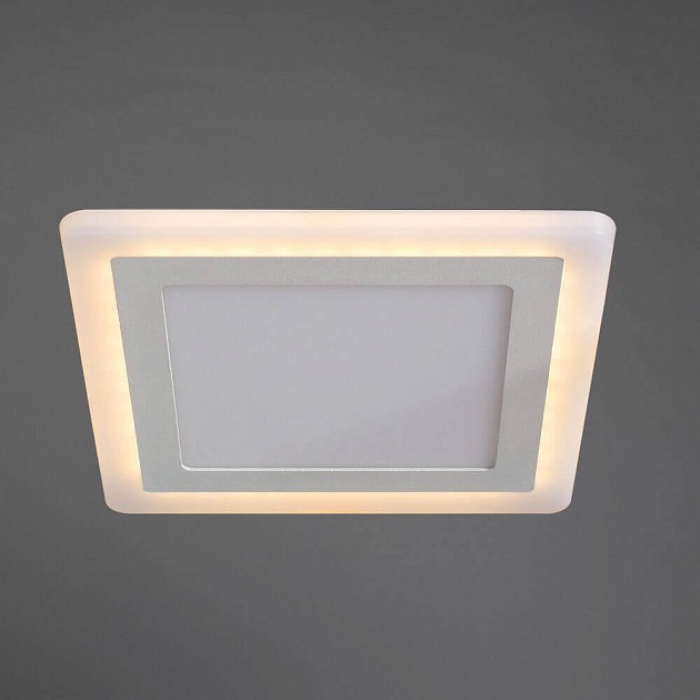Встраиваемый светодиодный светильник Arte Lamp Vega A7516PL-2WH изображение 6 Встраиваемый светодиодный светильник Arte Lamp Vega A7516PL-2WH Фото № 6