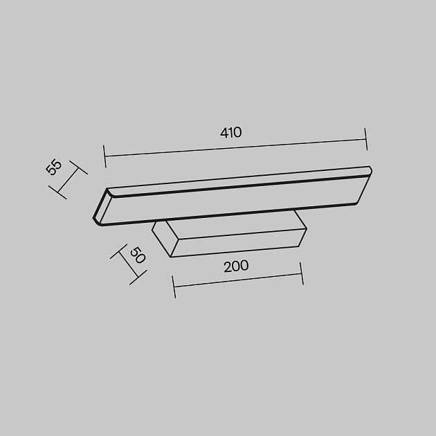 Подсветка для зеркал Maytoni Gleam MIR005WL-L16B Фото № 2