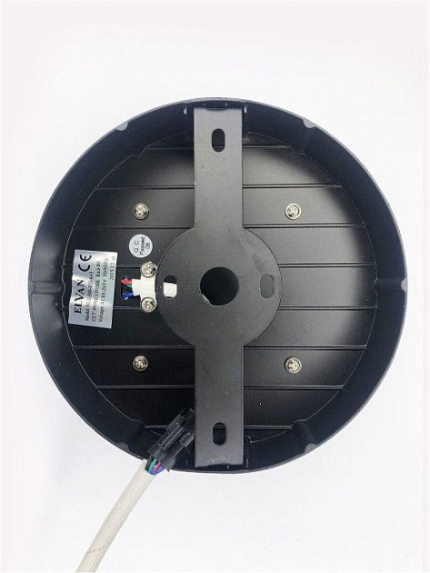 Настенно-потолочный светодиодный светильник Elvan NLS-500R-6/3-WW/NH-Bk Фото № 5